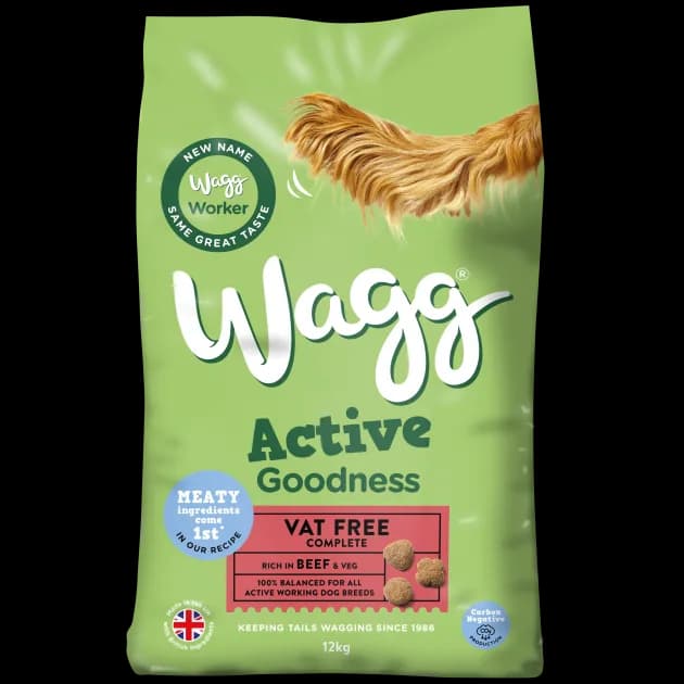 Wagg Active Goodness Dog Food with Beef & Veg - Wagg Pet Foods
