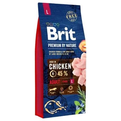 Brit Care Brit Premium by Nature Adult Large Breed mit Huhn
