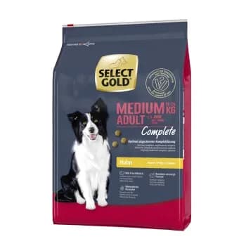 SELECT GOLD Complete Medium Adult Rind Huhn