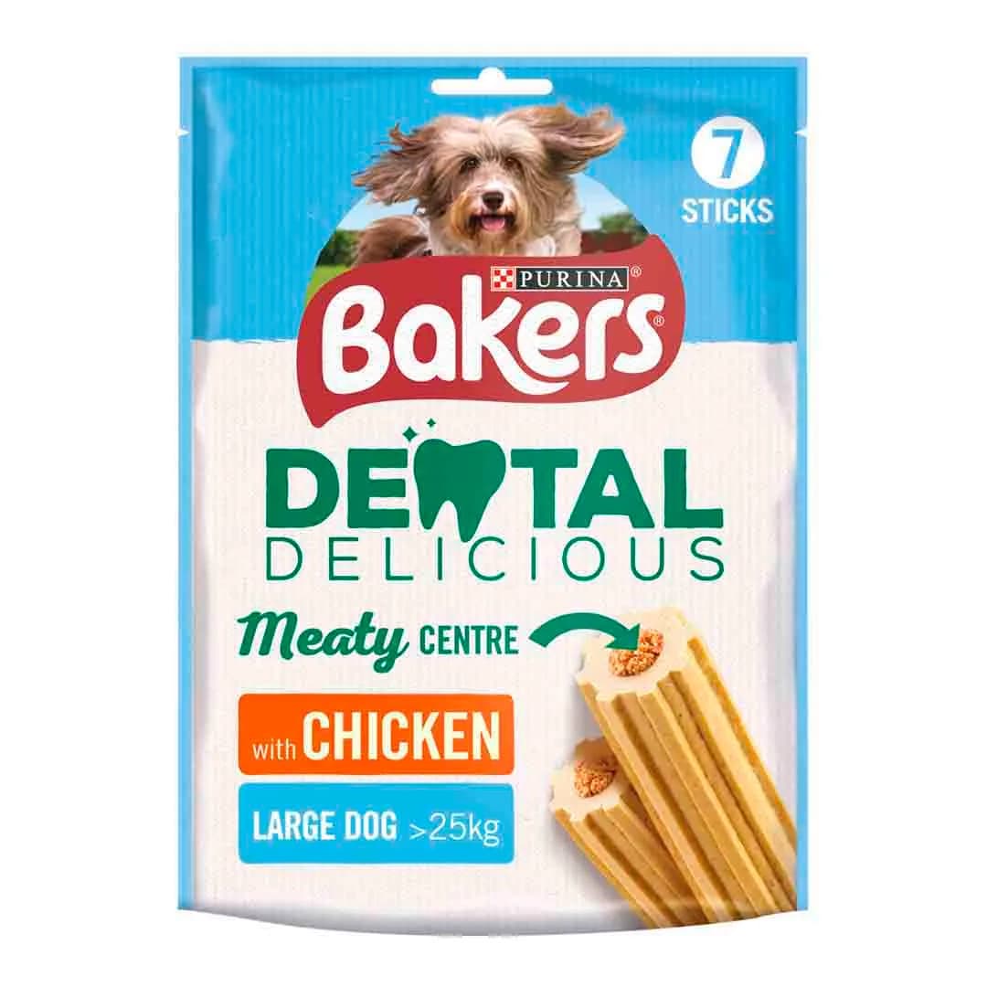 Bakers Dental Delicious Chicken Chews for Large Dogs