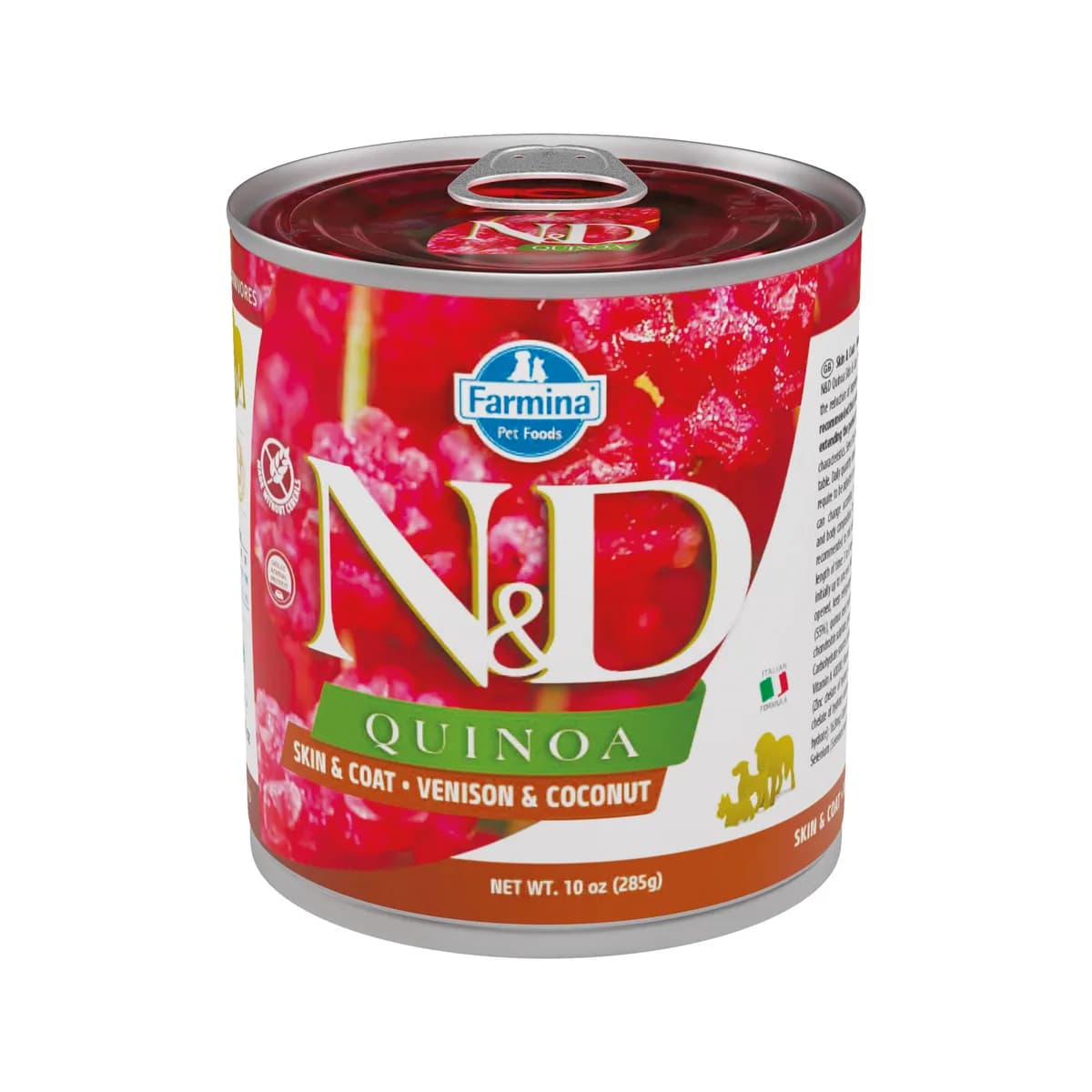 Farmina N&D Quinoa Skin & Coat Adult Wet Dog Food - Venison