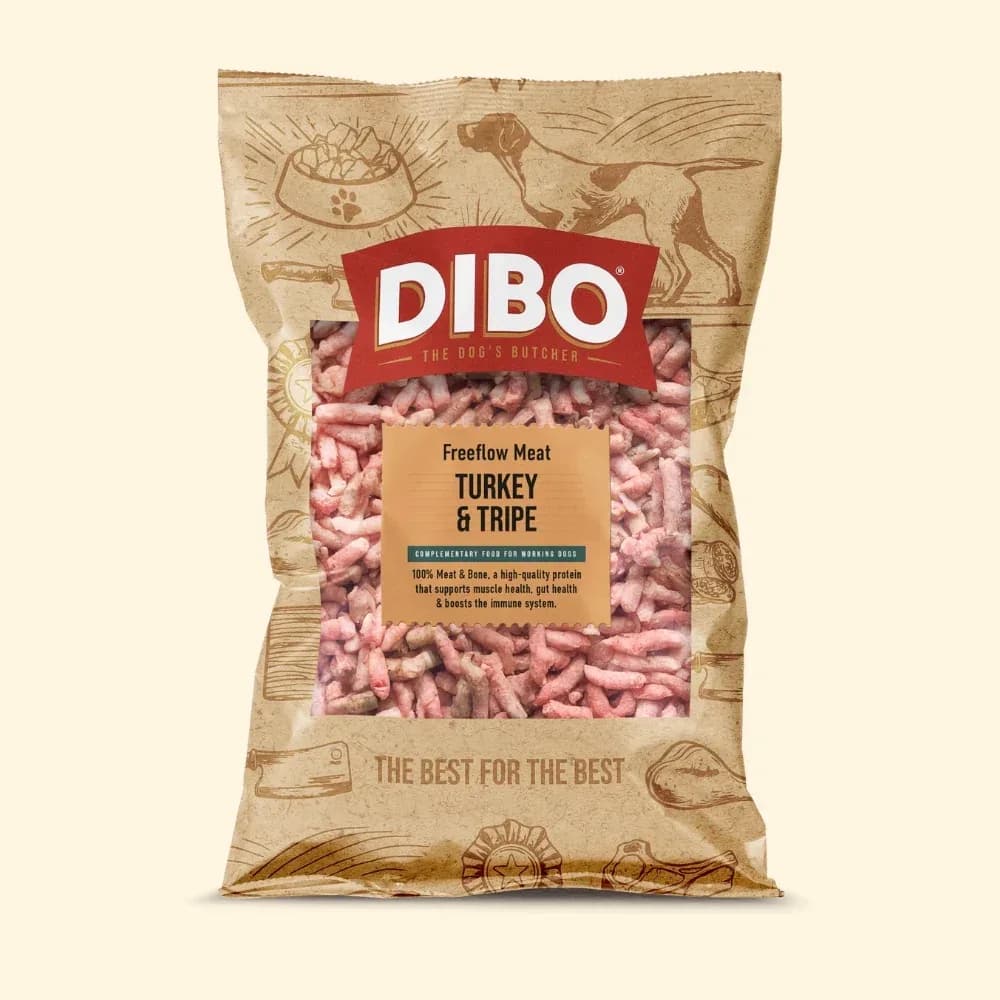 THE DOGS BUTCHER B2C DIBO Free Flow Mince Turkey & Tripe