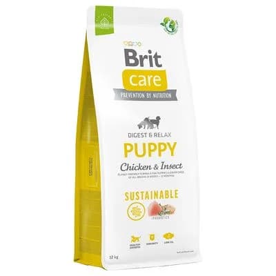 Brit Care Hond Sustainable Puppy Kip & Insecten