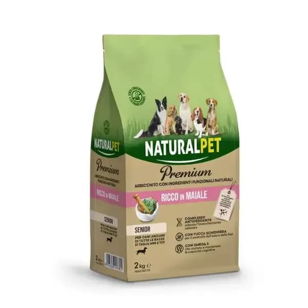 Naturalpet Premium Senior Mini & Toy Maiale