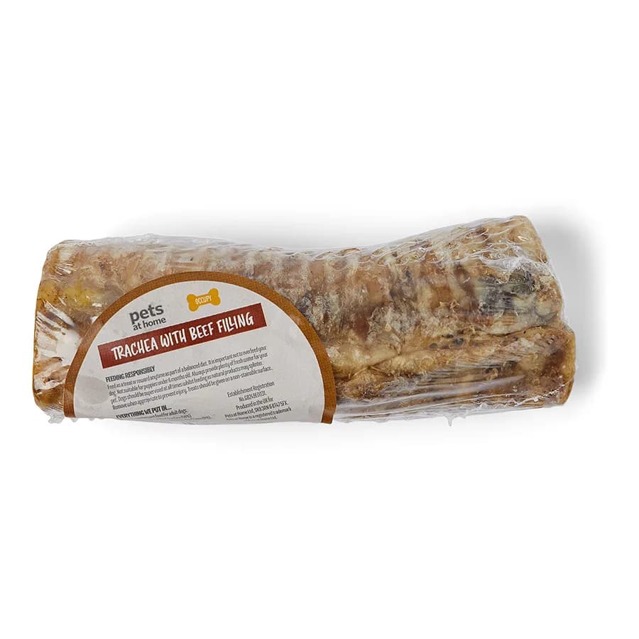 Pets at Home Trachea with Beef Filling Dog Treat