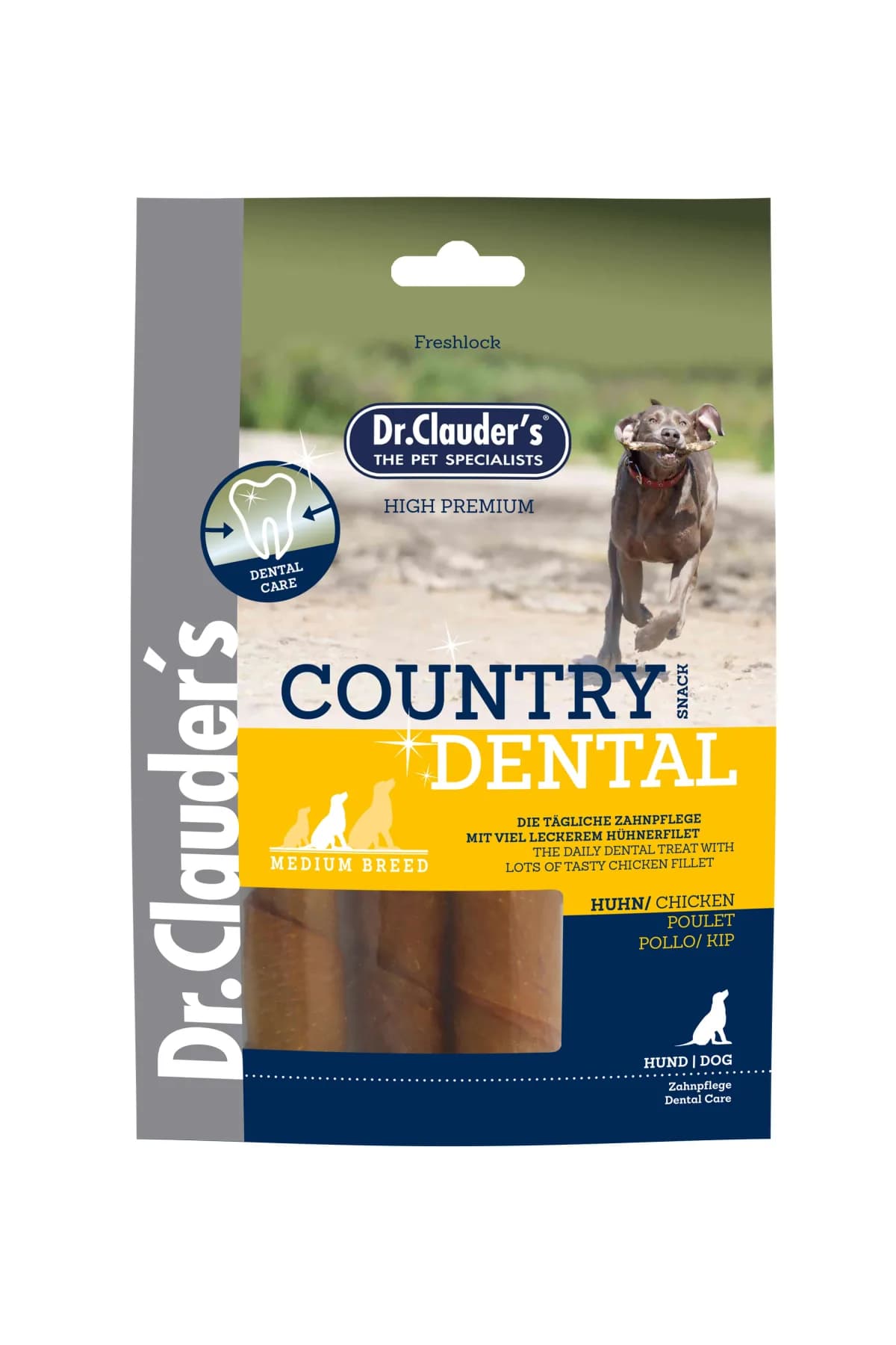 Dr.Clauder solutions for pets GmbH Dr.Clauder's Country Dental Snack Chicken - Medium Breed