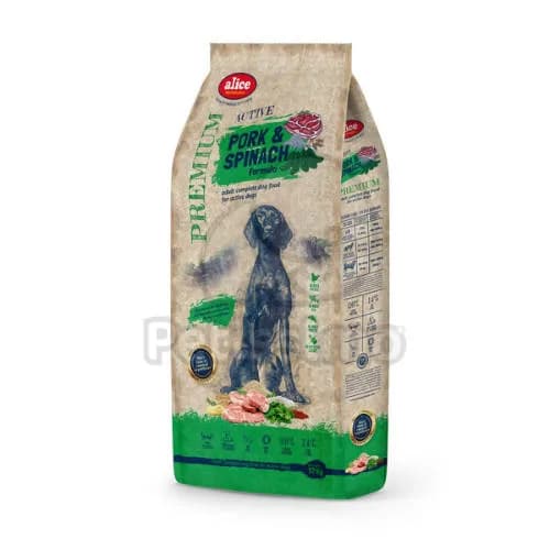 Alice Professional Adult Active - sertés, spenót