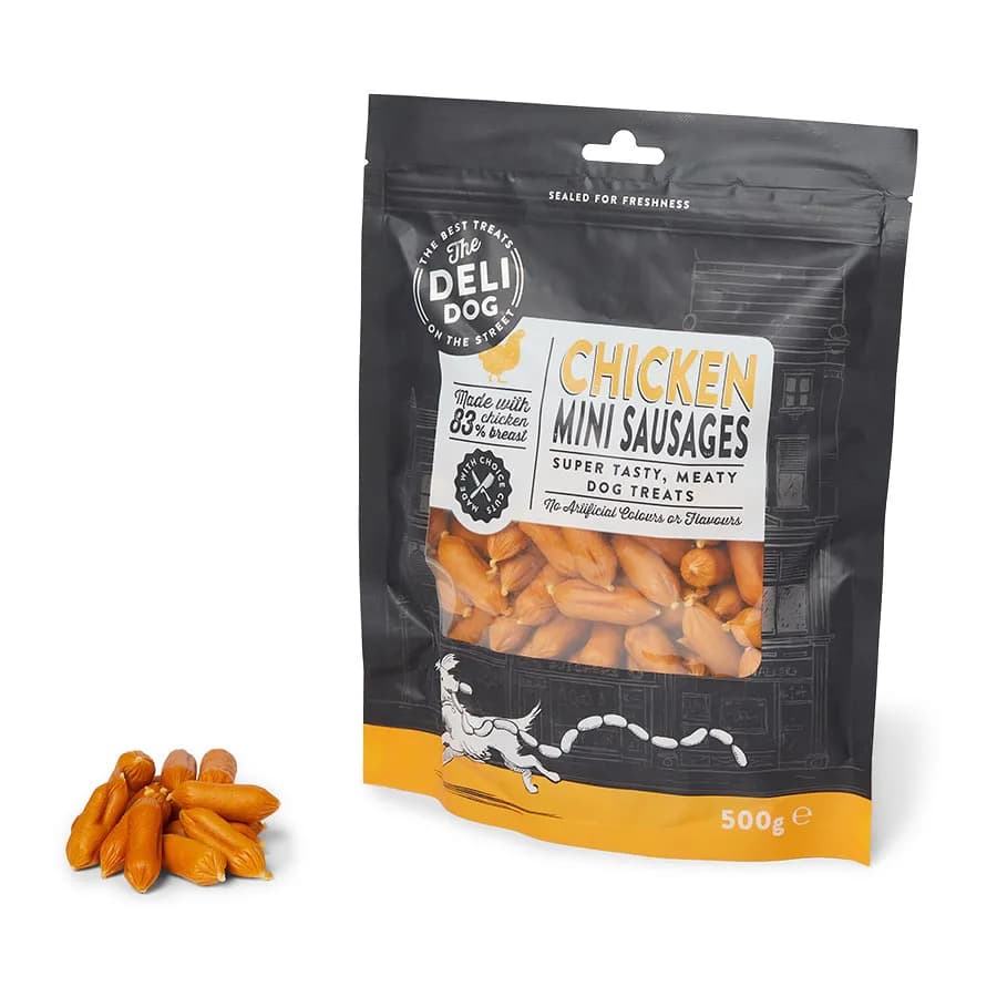 The Deli Dog Chicken Sausages Dog Treats