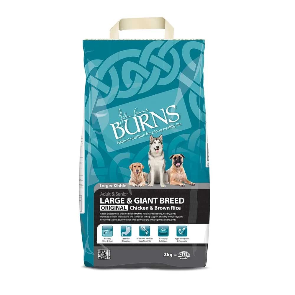 Burns Large Breed Chicken & Brown Rice Adult Senior Dog Food