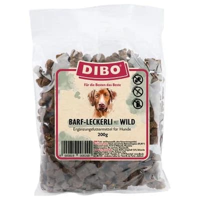 DIBO BARF snacks con caza para perros