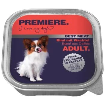PREMIERE Best Meat Adult Rind mit Wachtel