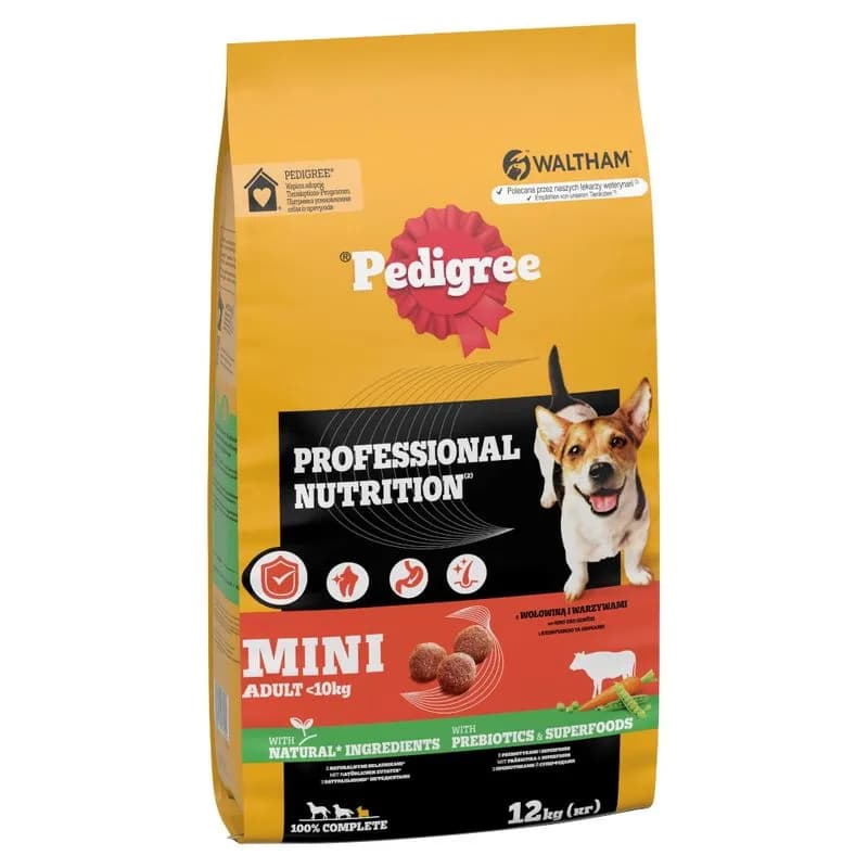 Pedigree Adult Mini, Oksekød & Grøntsager