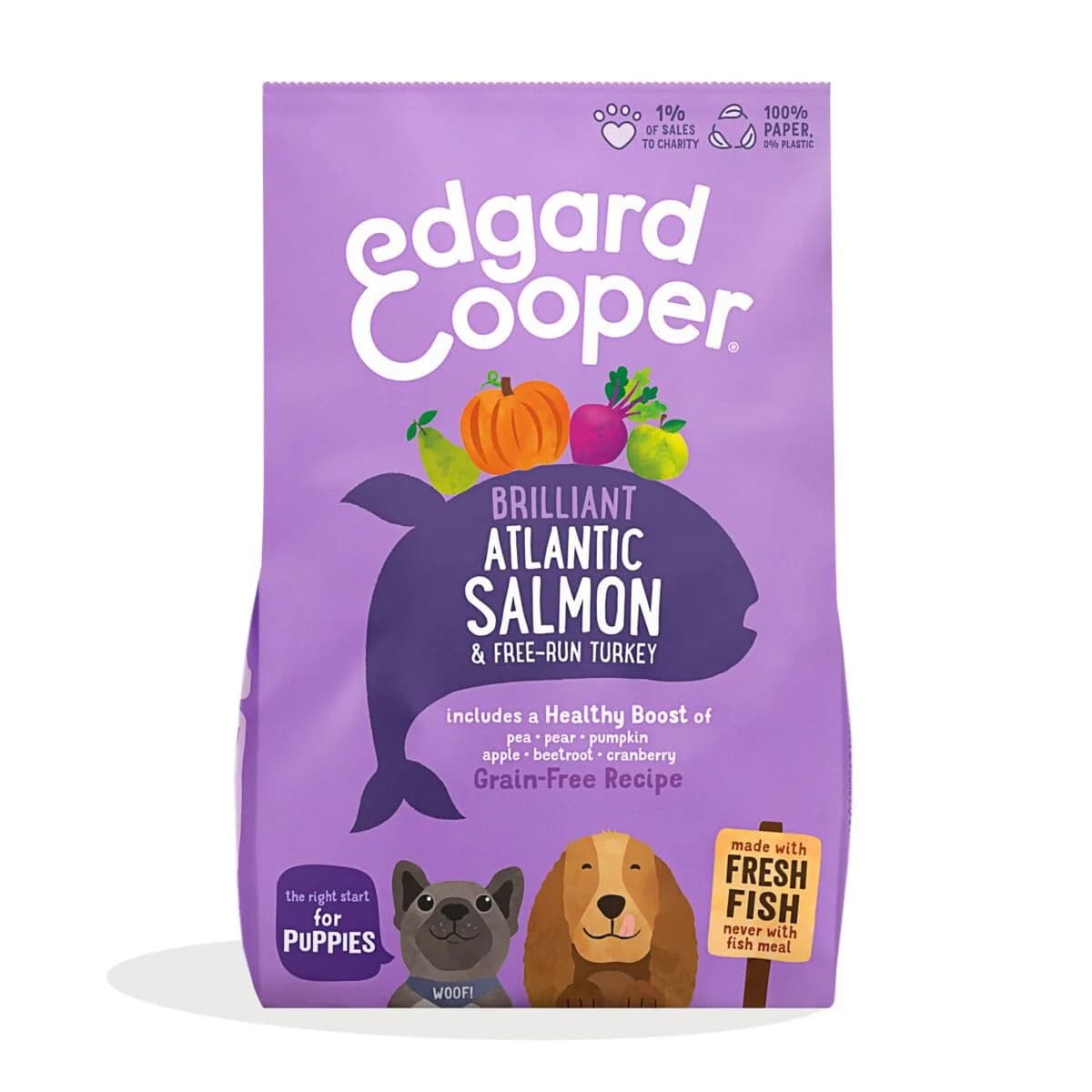 Edgard & Cooper Edgard&Cooper Puppy Salmon&Turkey