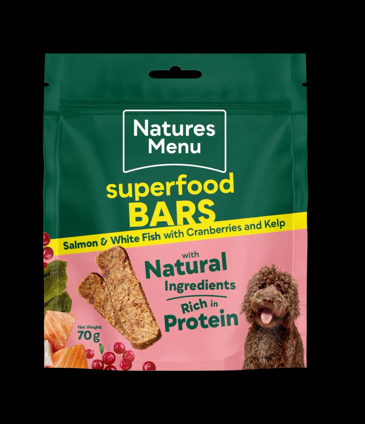 Nature's Menu Natures Menu Country Hunter Superfood Bars - Salmon & White Fish Adult Dog Treats