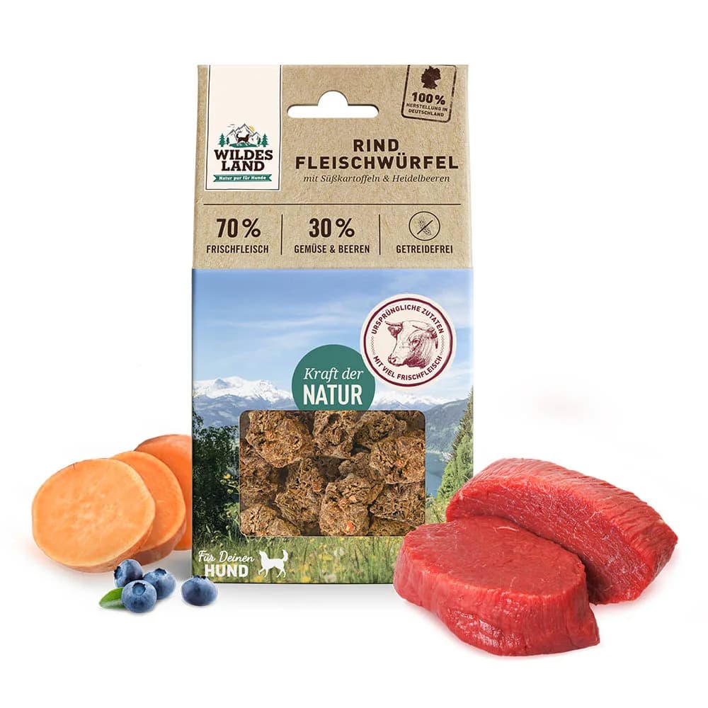 Wildes Land Fleischwürfel Rind