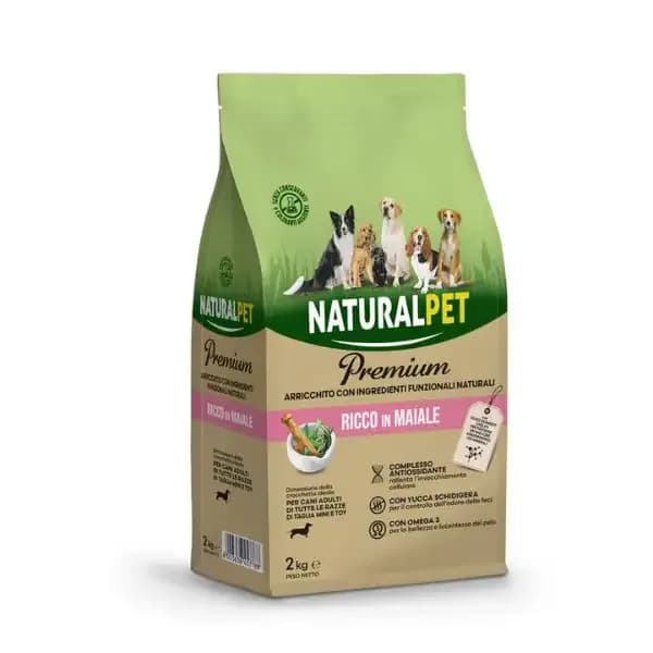 Naturalpet Premium Adult Mini & Toy Maiale