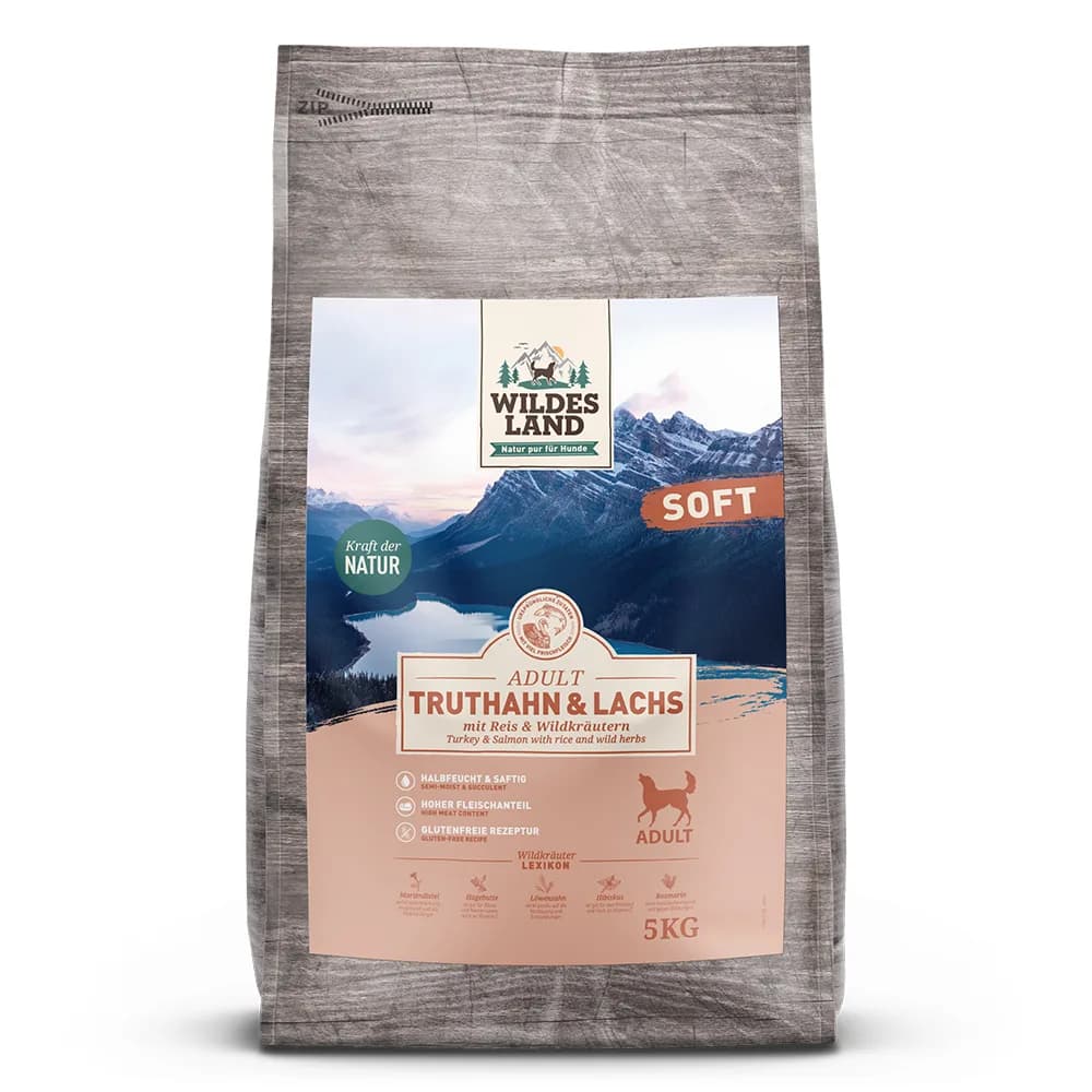 Wildes Land Soft Adult Truthahn & Lachs mit Reis