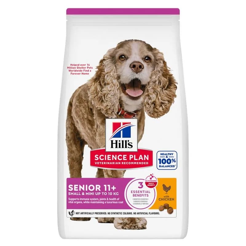 Hill's Science Plan Senior 11+ Small & Mini med kylling