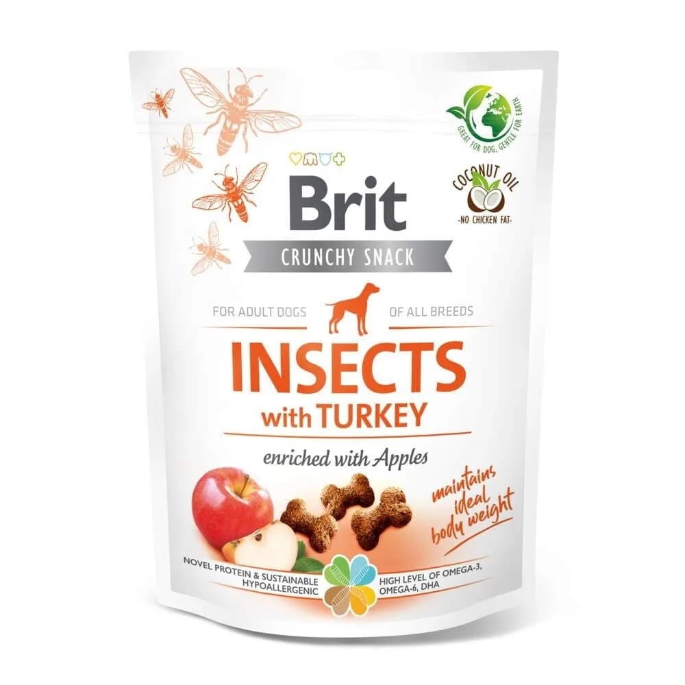 Brit Crunchy Snack Insects Turkey