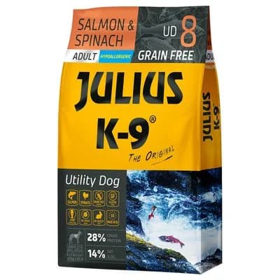 Julius K9 JULIUS K-9 Adult saumon, épinards