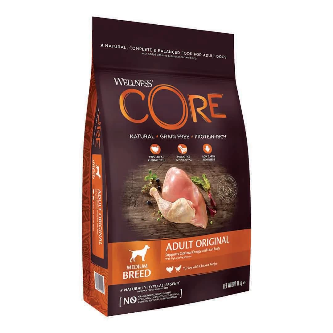 Wellness Core Dry Adult Dog Food Original Turkey with Chicken Recipe