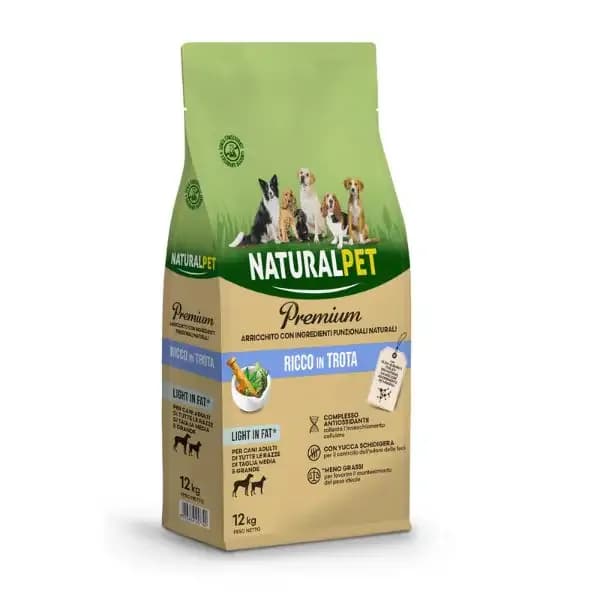 Naturalpet Premium Adult Medium/Large Trota Light in Fat
