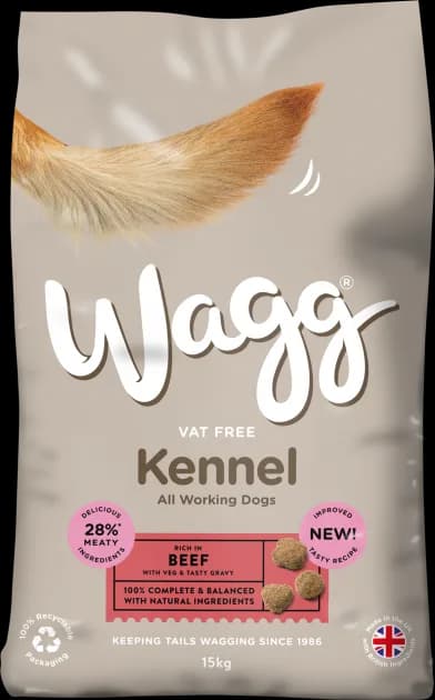 Wagg Kennel Dog Food with Beef & Veg - Wagg Pet Foods