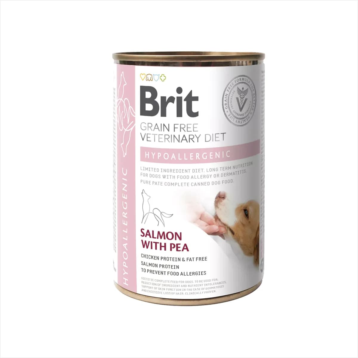 Brit Veterinary Diet Dog - Grain free- Hypoallergenic - Blik