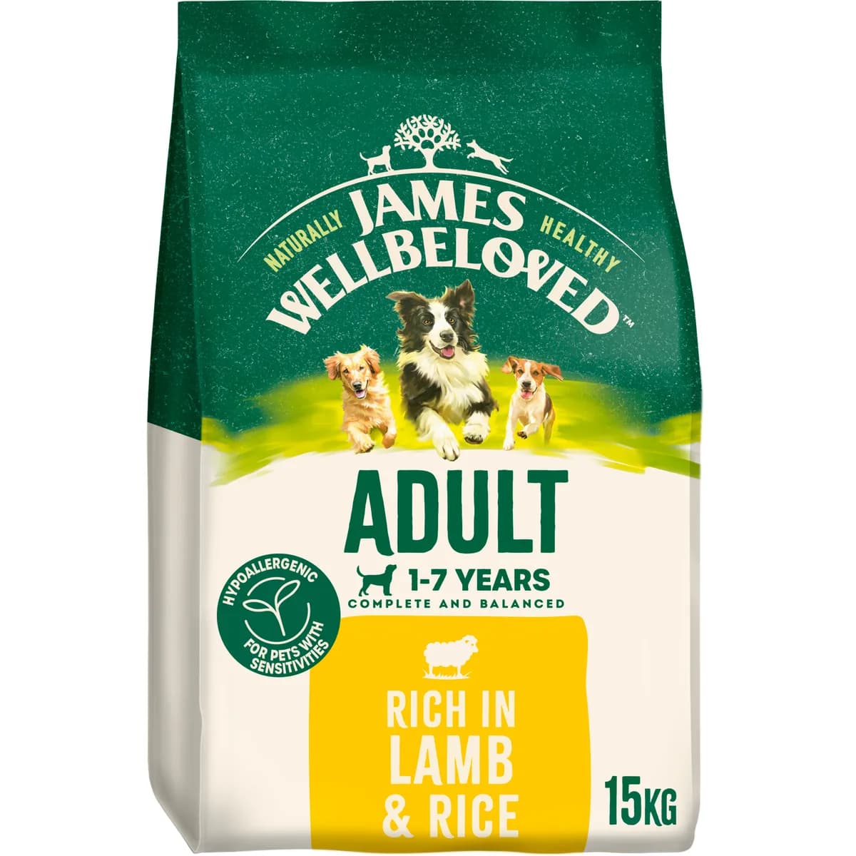 James Wellbeloved Hypoallergenic Adult Dry Dog Food Lamb & Rice