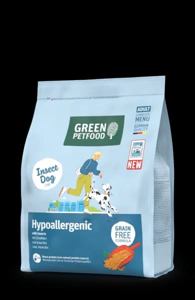 Green Petfood InsectDog Hypoallergenic with Insects
