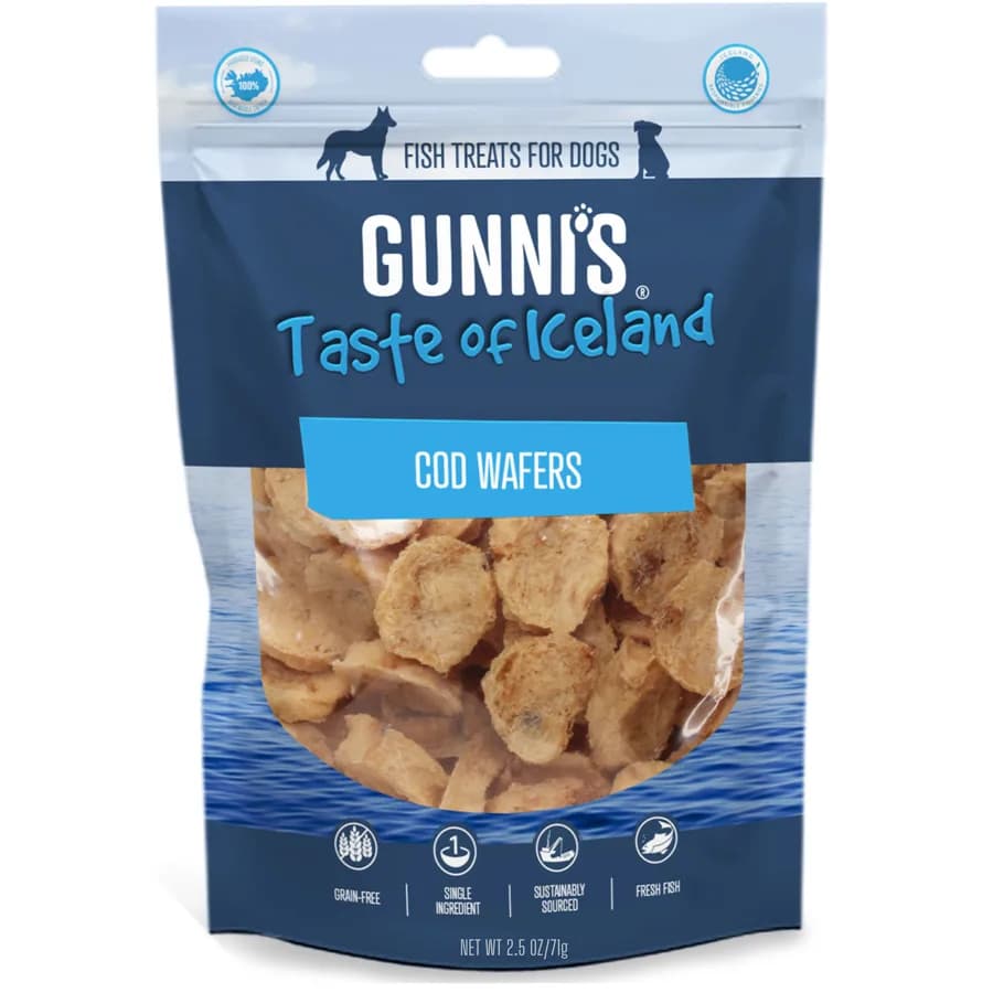 Gunni's Cod Wafers Dog Treats