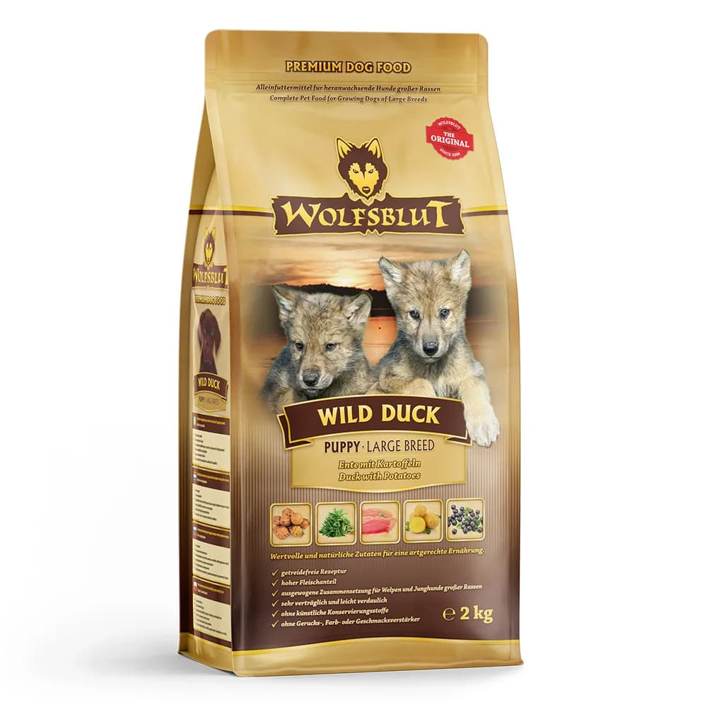 Wolfsblut Large Breed Puppy Wild Duck Trockenfutter