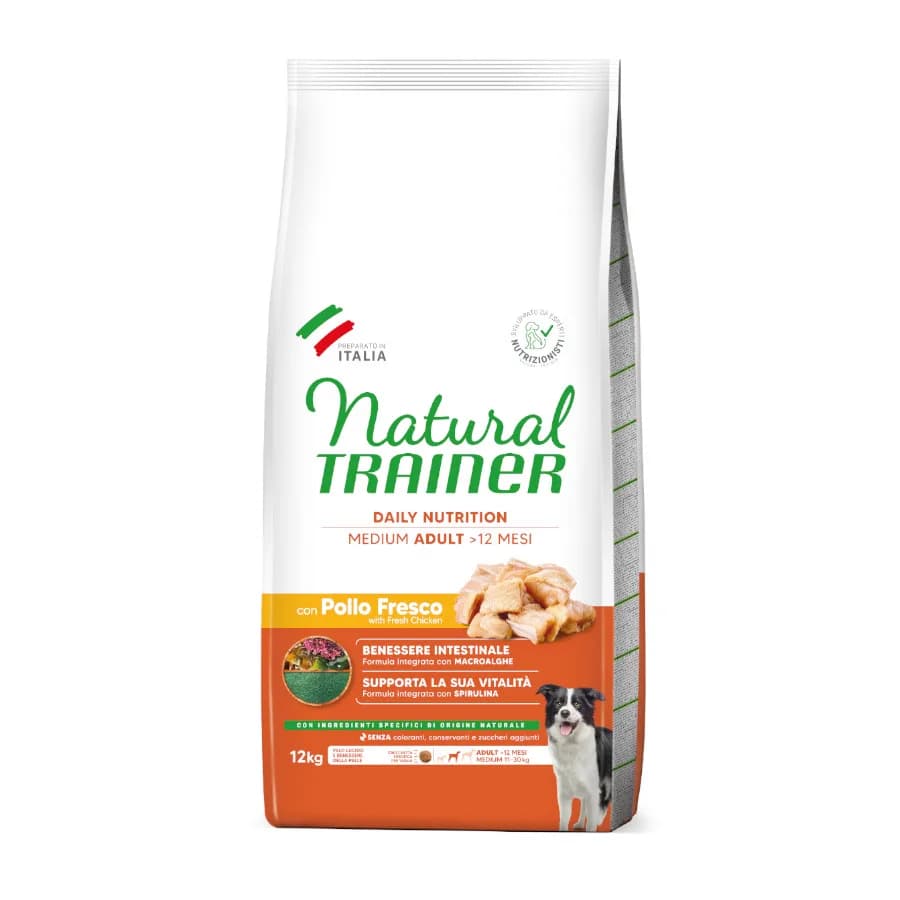 Natural Trainer Adult Medium Pollo pienso