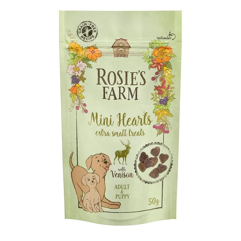 Rosie's Farm Puppy & Adult "Mini Hearts" Vildt