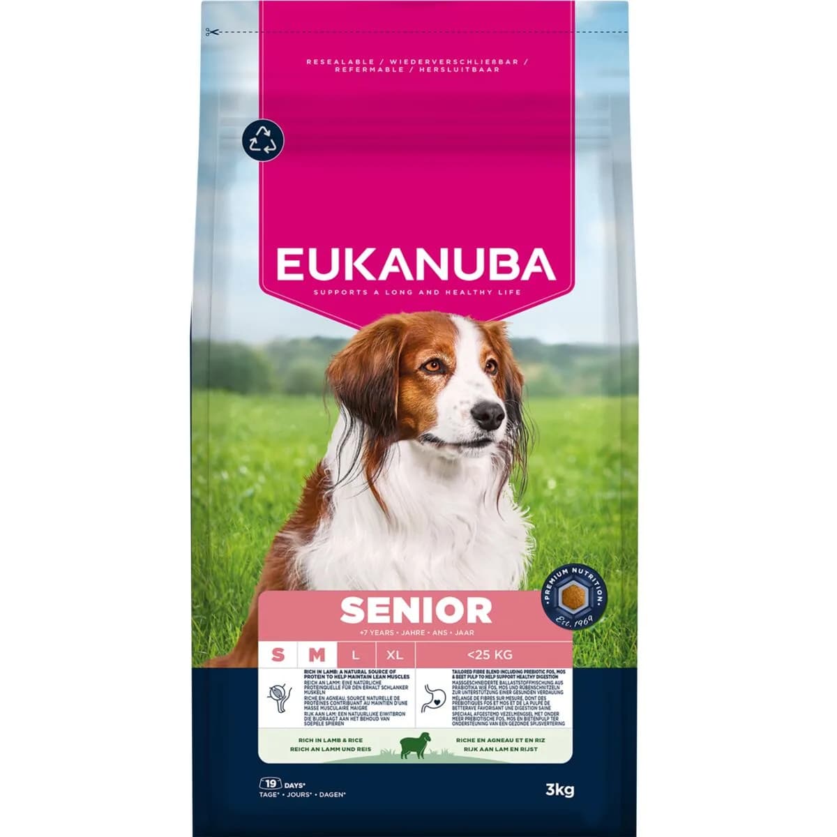 Eukanuba Dog Senior Small & Medium Breed Lamb & Rice