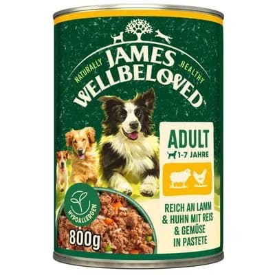 James Wellbeloved Adult Dog Hypoallergenic com cordeiro e frango