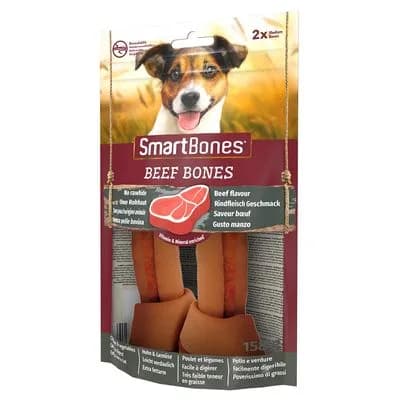 SmartBones ossos com carne de vaca para cães de porte médio