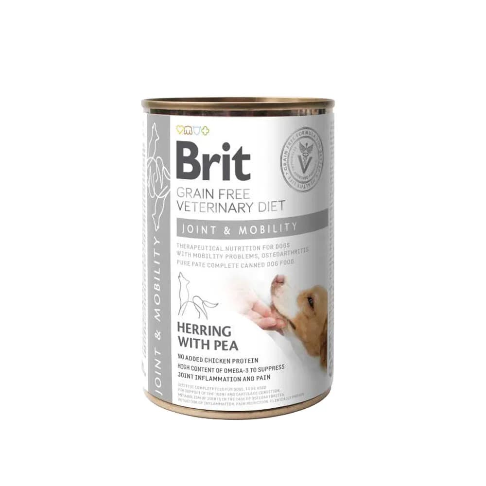 Brit Veterinary Diet Dog - Grain free - Joint & Mobility - Blik