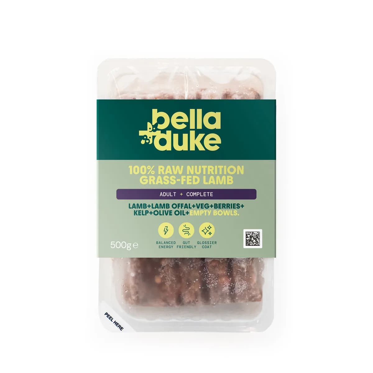 Bella & Duke Complete Raw Adult Dog Food Grass-Fed Lamb