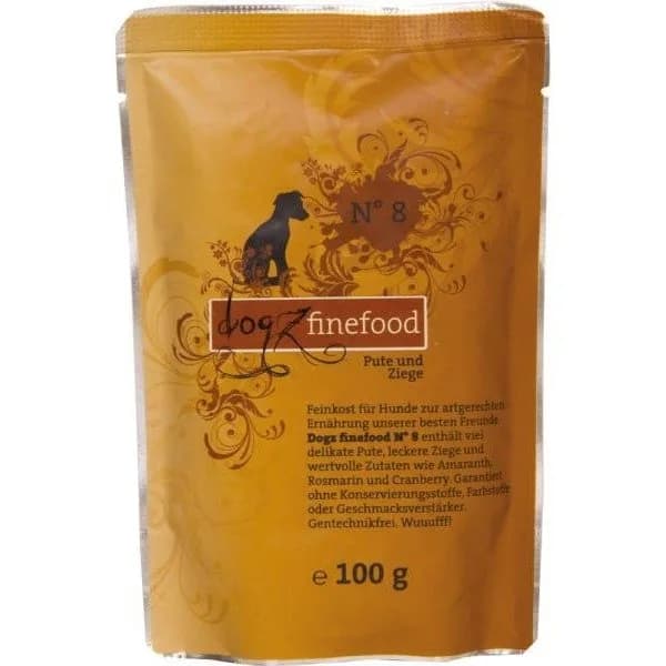 Dogz Finefood N°8 kalkkuna & vuohi