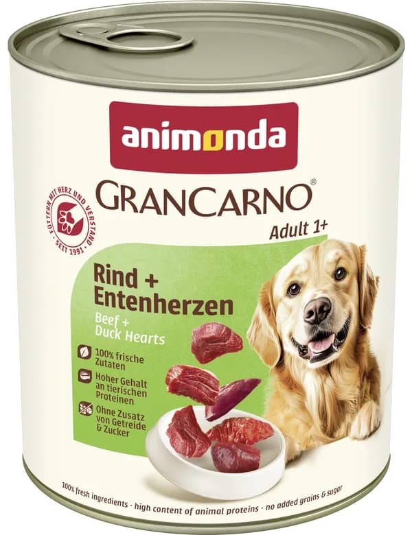 Animonda GranCarno GranCarno Adult Rind + Entenherzen