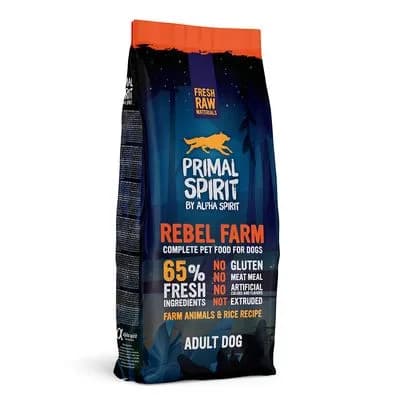Primal Spirit 65% Rebel Farm Hundefutter