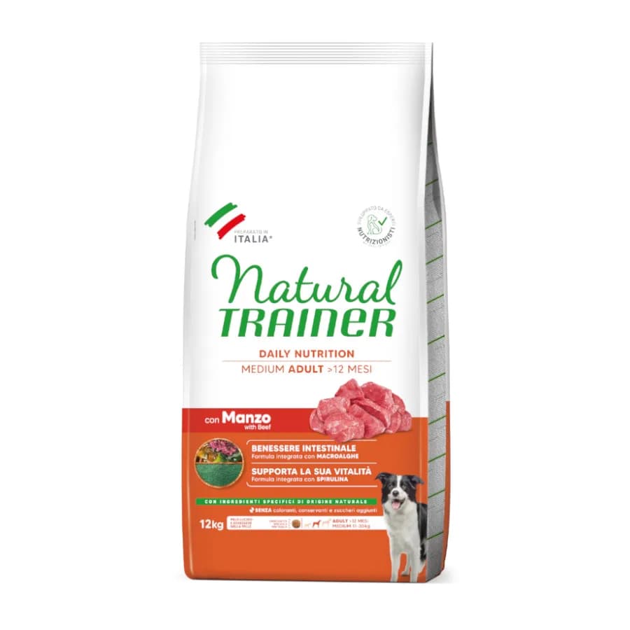 Natural Trainer Adult Medium Ternera pienso
