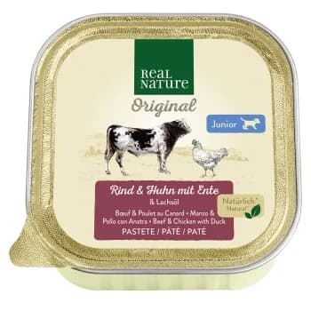 REAL NATURE Junior Rind & Huhn mit Ente