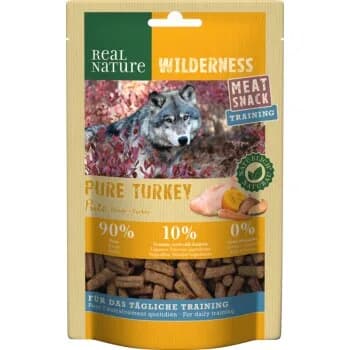 REAL NATURE WILDERNESS Snack viande Training Pure Turkey : dinde courge, patates douces et carottes