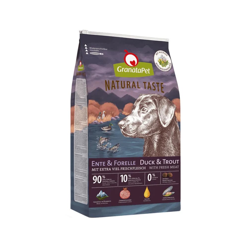 GranataPet Natural Taste Dog Food - Duck & Trout