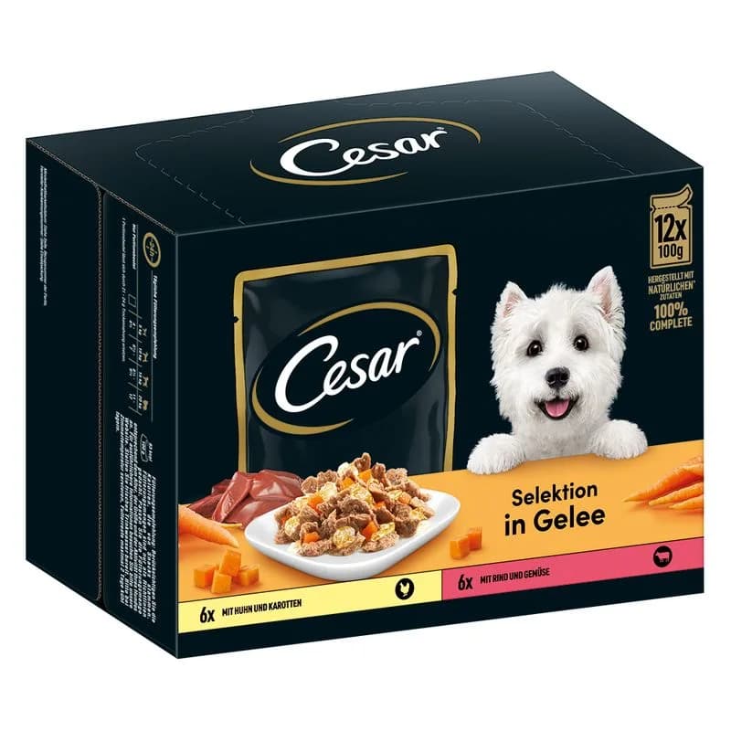 Cesar výběr maso a zelenina v želé