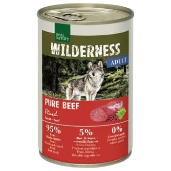 REAL NATURE WILDERNESS Wet Food Dog Adult Pure Beef