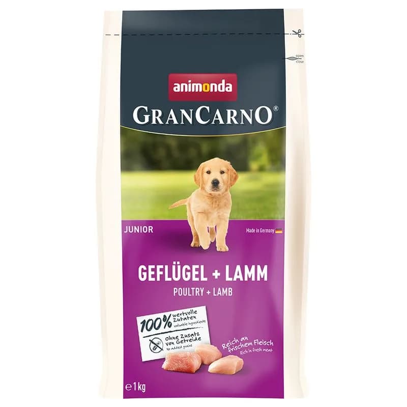 Animonda GranCarno Junior Pasăre + miel