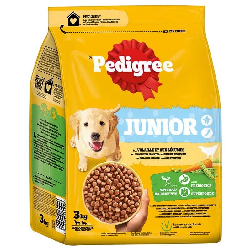 Pedigree Junior perutnina & zelenjava